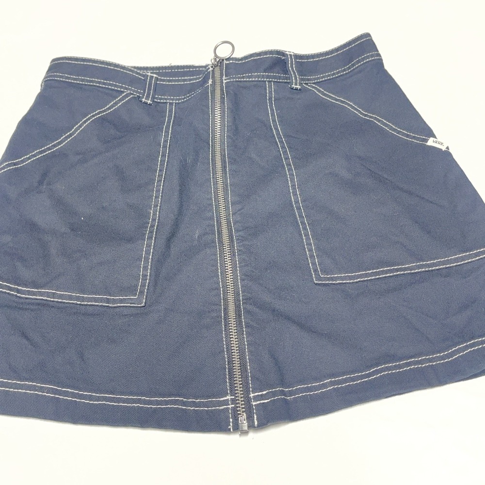 Vans Women Short Skirt Medium Black/white - Picture 6 of 12